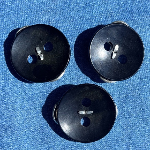 Vintage Bakelite & Rhinestone Buckles - Picture 6 of 11